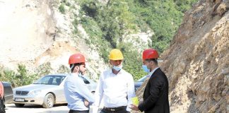 Ganić i kantonalni ministri obišli radove na putu Donji Kakanj – Kondžilo