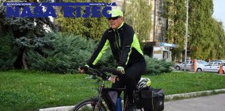 Zenički biciklista jutros krenuo na put