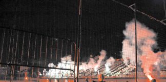 Stota godišnjica Rudara obilježena uz vatromet i bakljadu