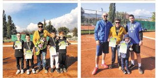 Najbolji teniseri klupske lige nagrađeni peharima