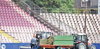 Rekonstrukcija terena zeničkog stadiona