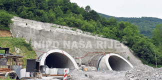 Radovi na tunelu Zenica teku planiranom dinamikom