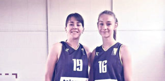 Dalila Bilić i Anida Čaušević u juniorskoj reprezentaciji