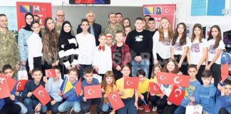 Turska vojna misija u BiH donirala laptote i televizore OŠ „Musa Ćazim Ćatić“ Zenica