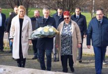 Delegacije Vlade i Skupštine odale počast patriotama i civilnim žrtvama rata