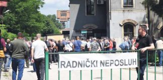 Obustavljena proizvodnja u pogonu „Raspotočje“