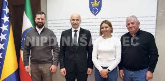 Premijer Nezir Pivić ugostio najbolju bh. skijašicu Elvedinu Muzaferiju