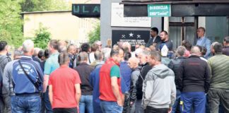 Okupljanje nezadovoljnih rudara