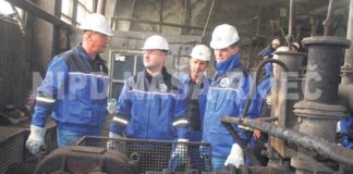 Direktor Delibašić sa saradnicima u posjeti Pogonu separacija