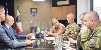 Pivić i Vračo razgovarali s komandantom EUFOR-a u BiH