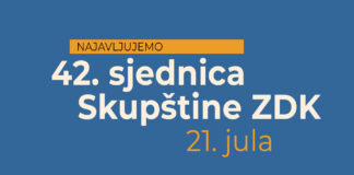 U ponedjeljak sjednica Skupštine ZDK