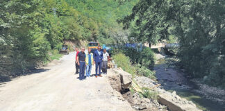 Šabani obišao radove na sanaciji puta Zenica – Arnauti