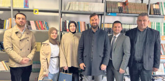 Iman Muslija i Lamija Delić na prijemu kod ministra Mušije