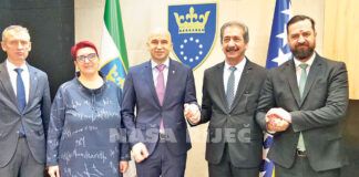 Poruke solidarnosti i mira u oproštajnoj posjeti ambasadora Palestine