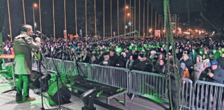 Zeničani u Novu godinu ušli uz pjesme Enesa Begovića