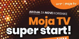 Moja TV super start 6 mjeseci za 1 KM uz vrhunski sadržaj