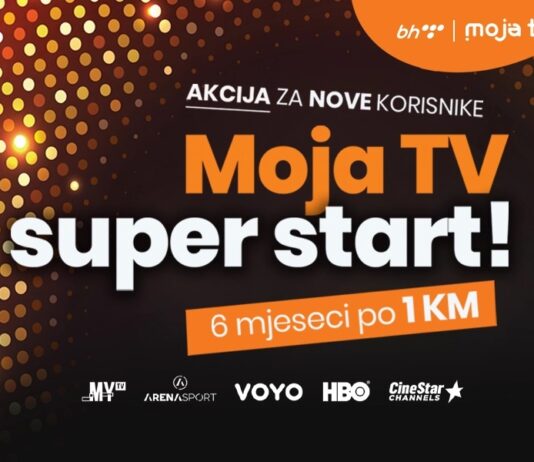 Moja TV super start 6 mjeseci za 1 KM uz vrhunski sadržaj