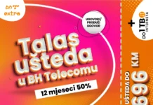 Talas ušteda u BH Telecomu: Više giga i 50% popusta na pretplatu!