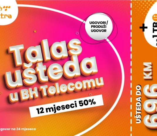 Talas ušteda u BH Telecomu: Više giga i 50% popusta na pretplatu!