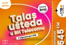 Talas ušteda u BH Telecomu: Prenesi broj i uživaj u više giga za manje para