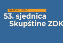 Danas 53. sjednica Skupštine ZDK