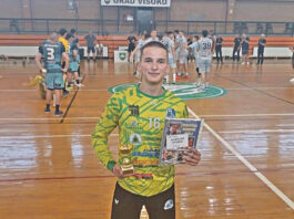 Tarik Jupić, najbolji mladi rukometni golman u BiH