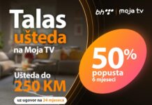 Talas ušteda na Moja TV: Uštedi do 250 KM!